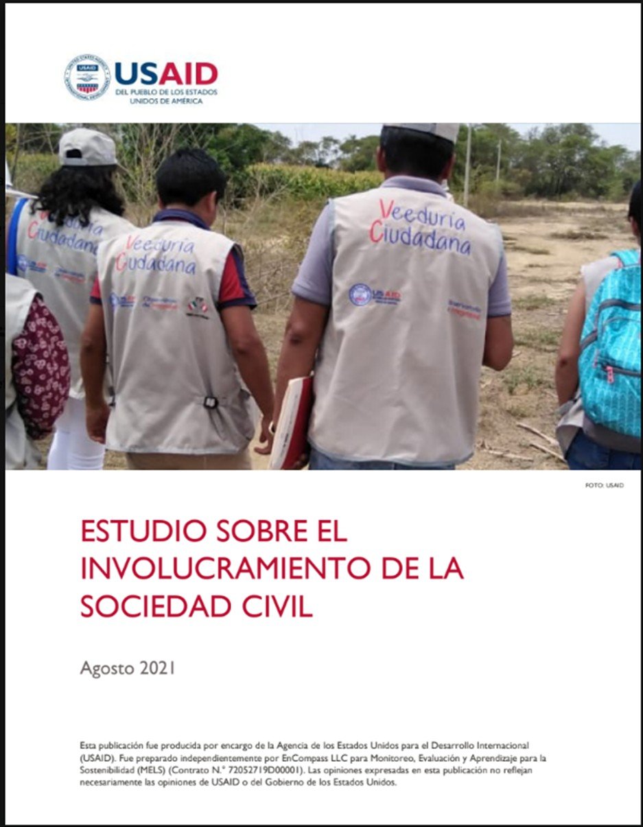 Estudio sobre el involucramiento de la sociedad civil