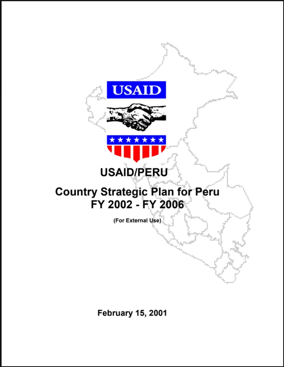 Plan Estratégico de País 2002 – 2006