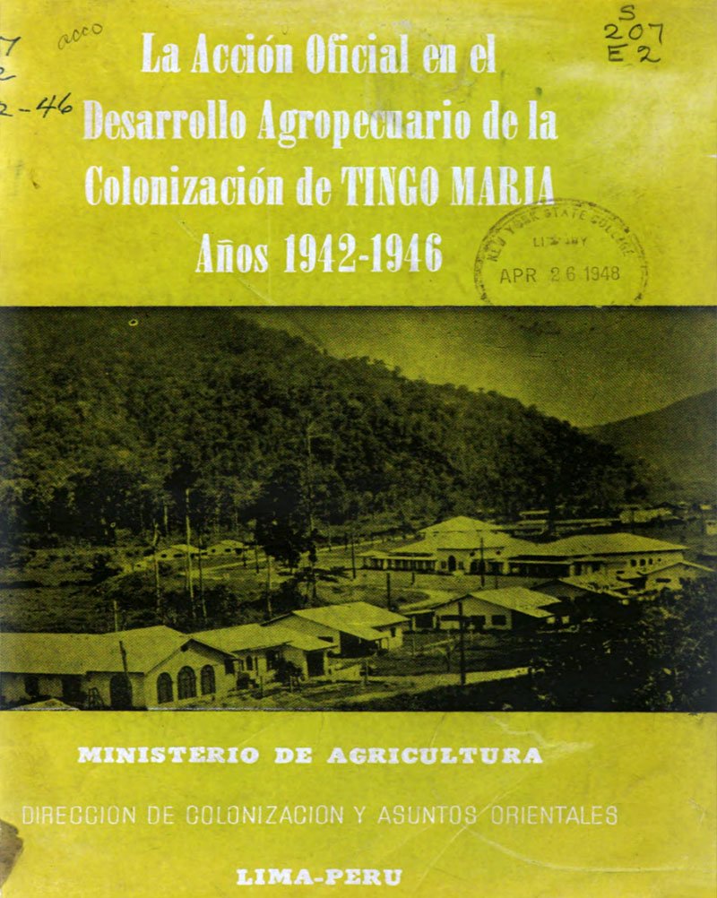 Cooperación del Gobierno de los EE.UU. al Perú (1940-60)